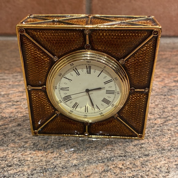 Jay Strongwater Mini Desk Clock - Picture 5 of 9